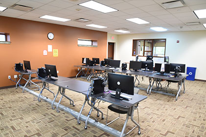 Library computer lab